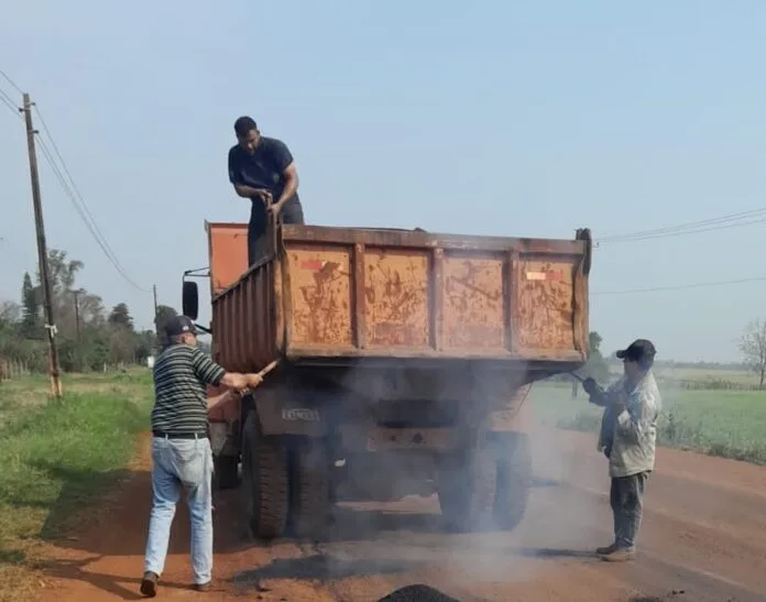 Se inician reparaciones en tramo clave para el transporte agrícola.