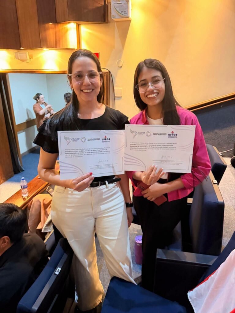 UNI OBTIENE 2 DISTINCIONES EN LAS 33° JORNADAS DE JÓVENES INVESTIGADORES DE LA AUGM